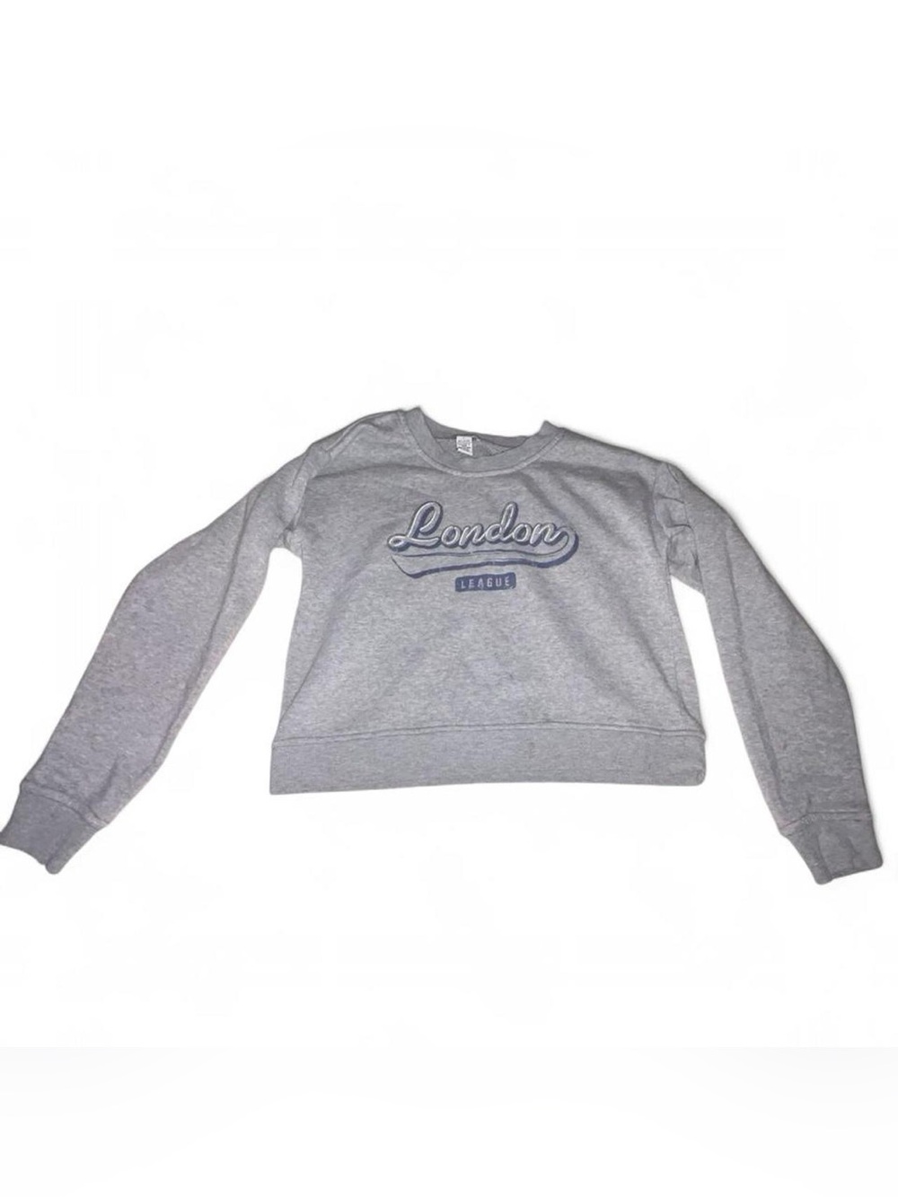 London Script Grey Kids Sweatshirt